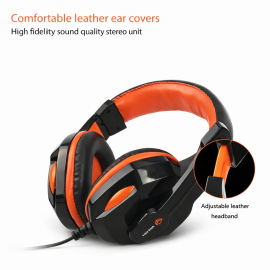 Meetion C500 – 4-in1 Combo Gaming Keyboard, Mouse and Mouse pad with Gaming Headset, Wired LED RGB Backlight for Computer PC/Laptop - Black