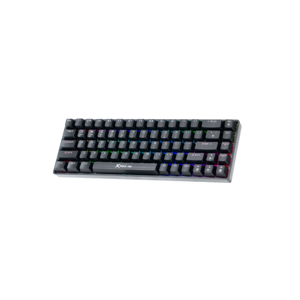 XTRIKE ME GK-994W BK Wireless Mechanical Keyboard – Tri-Mode 68 Keys RGB Rechargeable