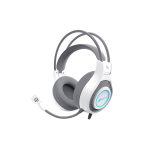 XTRIKE ME GH-515W Wired Gaming Headset White – RGB Stereo 40mm Mic USB + 3.5mm